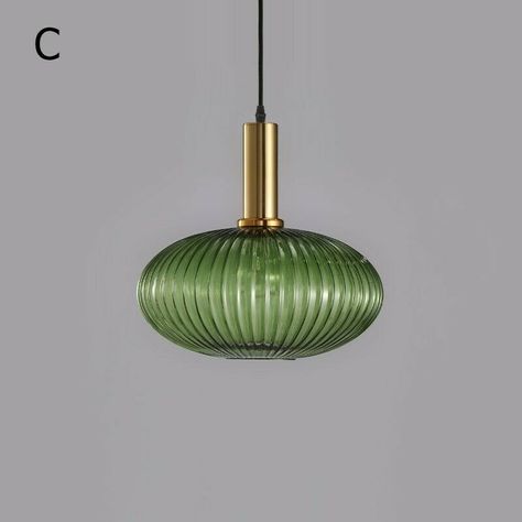 Modern 1-Light Pendant Light Green Glass Shade Ceiling Pendant Light Fixture | eBay Farm Room, Modern Lampshade, Kitchen Dinner, Bulb Pendant Light, Pendant Light Styles, Air Wick, Glass Ceiling Lamps, Copper Pendant Lights, Modern Lamp Shades