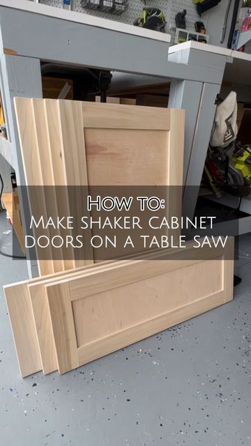 Full Overlay Shaker Cabinets Diy, Tongue And Groove Cabinet Doors, Making Kitchen Cabinet Doors, Making Shaker Cabinet Doors Diy, Cabinet Making How To Build, Diy Mdf Cabinet Doors, Diy Shaker Cabinet Doors With Router, Diy Cabinet Doors Easy Kitchen, How To Make A Cabinet