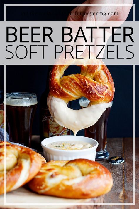 Beer Food Recipes, Beer Food Pairings, Beer Pretzels, Soft Pretzel Recipe, Beer Cheese Dip, Beer Food, Homemade Pretzels, Homemade Beer, Homemade Soft Pretzels