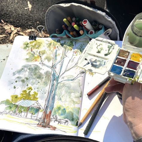 Liz Steel, Travel Sketches, Urban Sketching, Art Studios, Art Studio, My Life, Sketch Book, Instagram Post, Instagram Posts