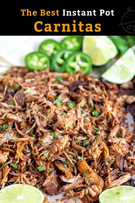 Pulled Pork Carnitas Instant Pot, Mexican Pulled Pork Instant Pot, Pork Loin Carnitas Instant Pot, Pork Boston Button Recipes Instapot, Instant Pot Carnitas Pork, Pork Tacos Instant Pot, Pork Carnitas Instant Pot, Mexican Carnitas, Instant Pot Carnitas Recipe