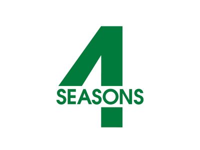 4 Seasons logo designed for a world travel company. Logo designed in-house by Primo Print. Four Logo Design Number, Four Seasons Logo Design, Seasons Logo Design, 4 Logo Design Number, Number 4 Logo Design, 4 Number Design, Logo With Numbers, Number 4 Logo, 4 Logo Design