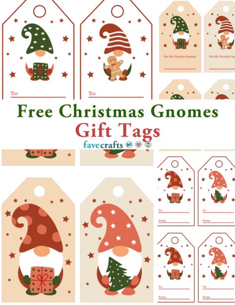 Print out the cutest Christmas gnome gift tags for all your presents this year! There's something about the perfect gift tag that takes a wrapped present from ordinary to extraordinary. These adorable and trendy gnomes are just what you need to add a whimsical finishing touch. Free Christmas Gift Tags, Gnome Gift Tags, Diy Christmas Gift Tags, Free Christmas Tags, Homemade Gift Tags, Christmas Printable Labels, Free Printable Christmas Gift Tags, Diy Christmas Tags, Christmas Gift Tags Free