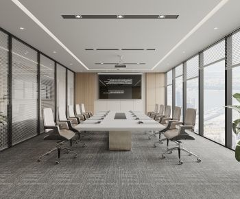 Meeting Room Free 3D Models Download | 1miba Office Meeting Room Interior, Meeting Room Design Office, Conference Room Design, Meeting Room Design, Office Interior Design Modern, Office Meeting Room, Hospital Interior, Architect Design House, Function Room