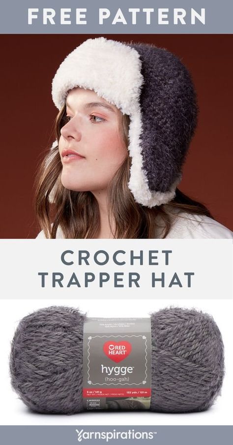 Crochet Ushanka Hat, Ear Flap Crochet Hat, Crochet Trapper Hat Pattern Free, Crochet Flap Hat, Crochet Ear Flap Hat Pattern Free, Crochet Hat With Earflaps Pattern, Crochet Ear Flap Hat Pattern, Ear Flap Hat Crochet Pattern, Crochet Trapper Hat