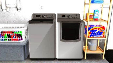 Sims 4 Tide Pod, Washer And Dryer Sims 4, Functional Washer And Dryer Sims 4, Sims 4 Cc Functional Mods, Scodee Yodee Sims 4, Functional Washer And Dryer Sims 4 Cc, Sims 4 Cc Washer And Dryer Functional, Sims Functional Cc, Ts4 Functional Cc