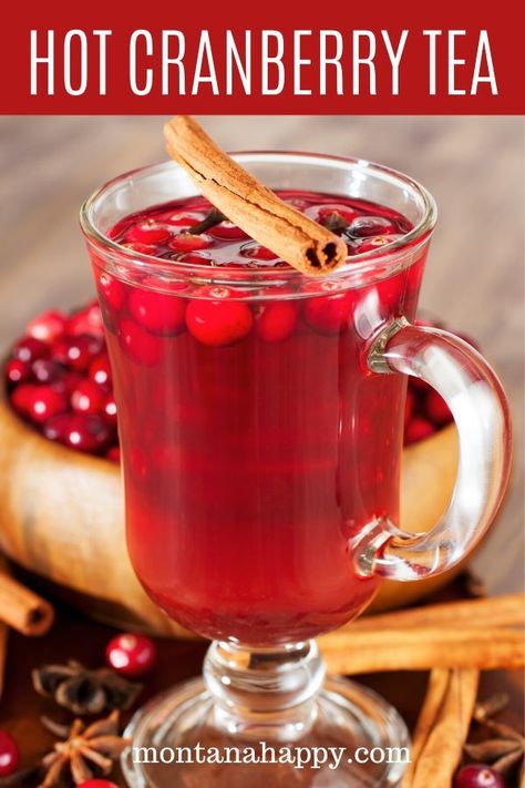 Hot Cranberry Tea Recipe, Spiced Tea Recipe, Cranberry Tea, Recipe App, Rustic Recipes, Apple Tea, Dessert Party, Food Contest, Cheap Wine