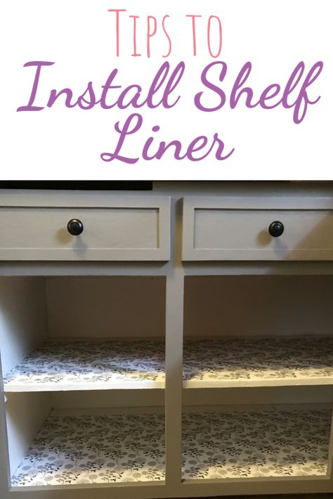 Give your kitchen an updated and refreshed look with this idea- add shelf liner to your cabinets. You can pick any cute design or color and add it to your cabinets pantry and drawers. These DIY tips will help you install non adhesive shelf liner to give your kitchen a new and updated look. #Kitchen #DIY #shelfliner #Tips #Home #Kitchenremodel Lined Kitchen Cabinets, Cabinet Liner Ideas Kitchen, Best Way To Line Kitchen Cabinets, Kitchen Liners Cabinet Shelves, Kitchen Cabinets Liner Ideas, Inside Kitchen Cabinets Lining, Line Cabinets And Drawers, Lining Kitchen Cabinets Shelves, Lining Cabinets And Drawers