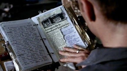 Goodreads | Eliza Lloyd's Blog - Books - As Television and Movie Props - August 12, 2014 20:48 John Winchester Journal, Mary Winchester, Supernatural Tumblr, John Winchester, Supernatural Pictures, Tv Supernatural, Supernatural Seasons, Hunting Trip, Ghost Hunting