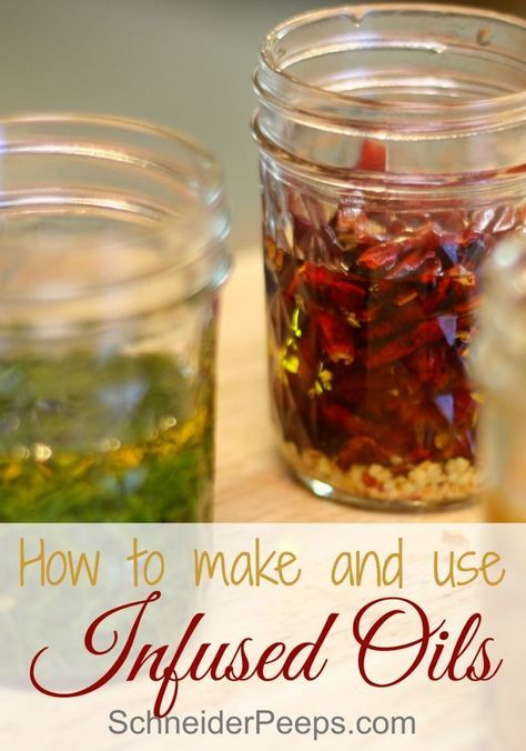 Infusing herbs into oils is a great way to add flavor, color and medicinal value… Infused Oil Recipes, Flavored Olive Oil, Olive Oil Recipes, Infused Olive Oil, Cooking Oils, Diy Oils, Flavored Oils, Infused Oils, Herbal Oil