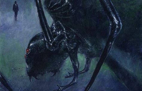 It's closest form to its true self. A pregnant spider. China Mieville, Weird Fiction, The Dark Tower, The Weaver, World Of Darkness, Interior Illustration, Fantasy Comics, Fantasy Story, A Level Art