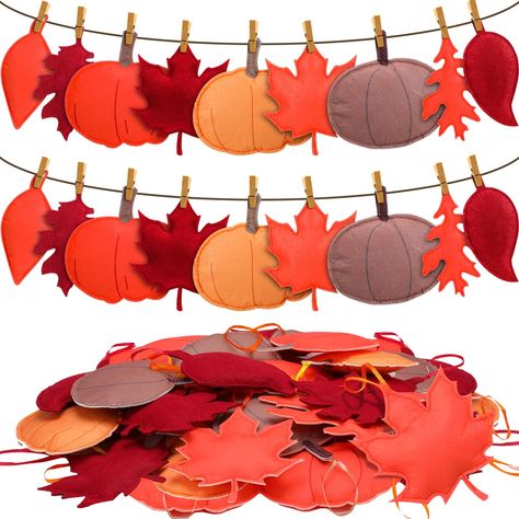 PRICES MAY VARY. Sufficient Fall Decorations: these fall tree decorations are about 12 x 12 cm/ 4.72 x 4.72 inches, and the hanging ribbons are approximately 9-10 cm/ 3.5-3.9 inches; There are 9 patterns of felt ornaments, 3 pieces for each pattern, a total of 27 pieces felt ornaments to meet your holiday decorating needs and replacements Felt Fall Ornaments: the fall harvest ornaments are made of quality felt material, which are soft and comfortable to the touch, not easy to break or distort ea K4 Activities, Fall Tree Decorations, Thanksgiving Tree, Fall Ornaments, Fall Tree, Leaf Ornament, Felt Material, Fall Party, Fall Decorations