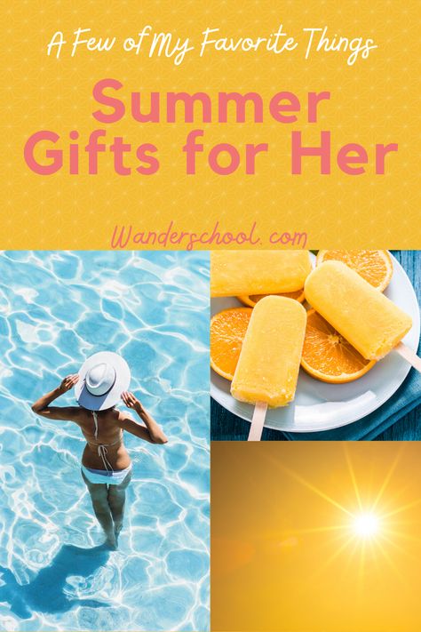 The best summer gifts for women, moms, and her. Simple summer pleasures. Make lemonade out of summer lemons. #summer Summer Gift Ideas For Women, Birthday Present Ideas For Women, Summer Gifts For Women, Make Lemonade, Buying Stuff, Travel And Adventure, Simple Summer, Adventure Gear, The Best Summer