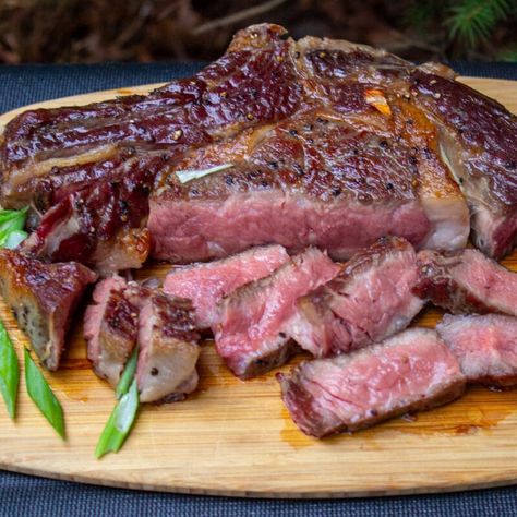 Bone In Ribeye Steak (Reverse Sear Method) - Two Kooks In The Kitchen Bone In Ribeye Steak, Bone In Ribeye Roast, Oven Roasted Ribs, Boneless Pork Roast, Ribeye Steak Recipes, Ribeye Roast, Bone In Ribeye, Rib Steak, Best Oven