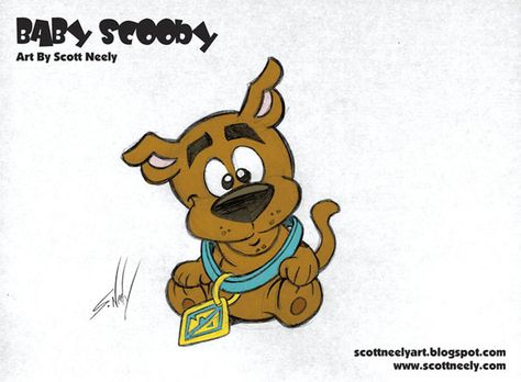 Scooby Doo Baby | WARNER BROS CONSUMER PRODUCTS - Hanna-Barbera Concept Gallery Art Scooby Doo Sketch, Scooby Doo Drawing, Scooby And Shaggy, Scooby Doo Tattoo, Scooby Doo Pictures, Scooby Doo Mystery Inc, Scooby Doo Images, Scooby Doo Mystery Incorporated, Shaggy And Scooby