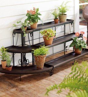 Embellished Steel Plant Stands. Straight plant stand $89.95 without Plant Stand Outdoor, Indoor Plant Shelves, Outdoor Shelves, Iron Plant Stand, Corner Plant, Garden Plant Stand, Support Pour Plante, Plant Stands Outdoor, Modern Plant Stand