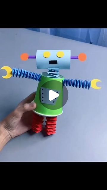 Itsy Bitsy Artsy I Art & Craft I Creative DIY on Instagram: "Transforming Trash into Treasure! 🤖 This DIY robot made from paper cup and paper is not only a fun project for kids, but also a fantastic way to teach them about recycling and creativity. 
.
.
.
.
📌 Follow me for more:
➡️ @itsy_bitsy_23
➡️ @itsy_bitsy_23
➡️ @itsy_bitsy_23
.
.
.
.
#DIYRobot #RecycledCrafts #PlasticBottleArt #CreativeKids #CraftyFun #parentchildhandmade #GreenCrafts #KidsCrafts #RobotToys #DIYToy #ArtFromWaste #ReduceReuseRecycle #CraftyKids #EcoFriendlyCrafts #TrashToTreasure #RecycledMaterials #SustainableCrafts #FunWithRecycling #CraftingWithKids #EnvironmentalArt #BottleCapArt #KidFriendlyCrafts #STEMForKids #RobotLovers #UpcycleRevolution #RecycleAndCreate #CreativeReuse #CraftingCommunity #innovativecrafts" Recycled Crafts Robot, Robot Diy Recycle, How To Make A Robot Out Of Recyclables, Diy Robot From Recycled Material, Recycled Robot Project, Recycle Robot, Recycling Projects For Kids, Ecofriendly Crafts, Toys From Trash