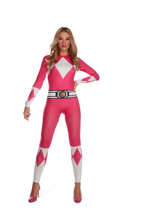 PRICES MAY VARY. Zipper closure Hand Wash Only OFFICIAL LICENSED COSTUME: Pink Womens Power Ranger Morphsuit costume, one of the best superhero costumes in the world taken to a new level. Once a Ranger Always a Ranger! Contains one Pink Power Rangers Morphsuit with double ended zipper. SIZES THAT FIT: This Morphsuit is size Large - Size 12+ (Chest-38”, Waist-41”, Hips-44”) BUY YOUR PINK WOMENS POWER RANGERS MORPHSUIT COSTUME IN CONFIDENCE: With our no-quibble returns policy and by using Amazon t Pink Ranger Costume, Power Rangers Costume Women, Wrestling Costumes Women, Power Ranger Costume Women, Super Hero Costumes For Women, Women Superhero Costumes, Power Rangers Disfraz, Female Power Rangers, Pink Power Ranger Costume