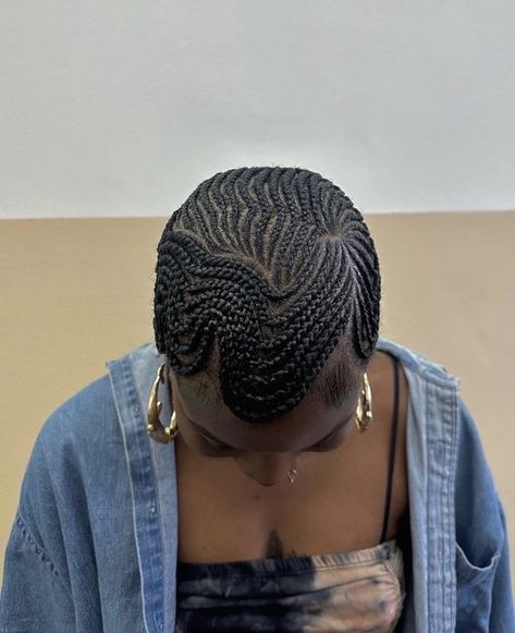 Braided Finger Waves, Finger Wave Braids, Cornrow Designs For Women Natural Hair, Ethereal Hairstyles, Head Braid, Hair Muse, Braided Cornrow Hairstyles, Protective Hairstyles Braids, Natural Hair Braids