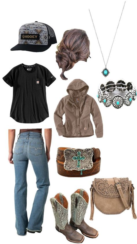 Real Country Girl Outfits, Country Outfit Ideas, Southern Clothes, Sparrow Quotes, Aesthetic Cowgirl, Country Outfits Women, Country Fits, Country Clothes, Country Outfit