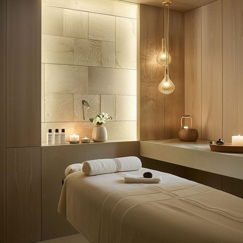 Beauty And Wellness Aesthetic, Facial Spa Aesthetic, Spa Interior Design Luxury, Zen Spa Decor, Spa Room Design, Spa Design Interior, Spa Space, Spa Massage Room, Spa Aesthetic