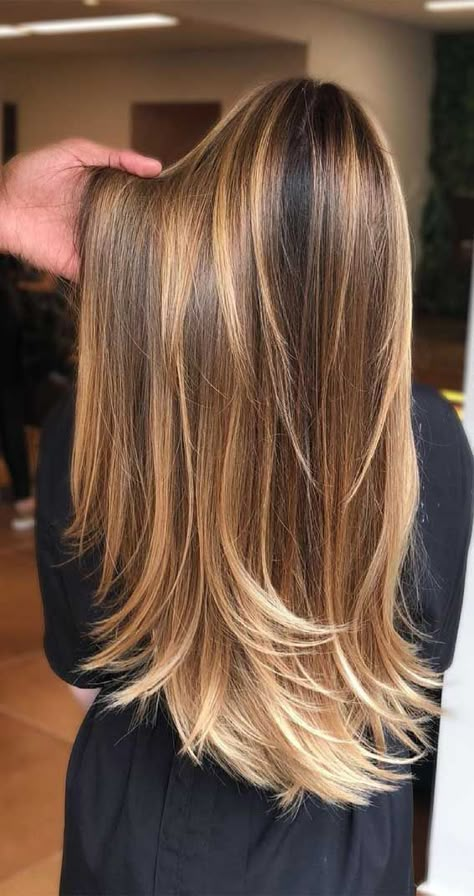 Kadeřnické Trendy, Copper Highlights, Brunette Hair With Highlights, Balayage Blonde, Vlasové Trendy, Spring Hair Color, Brown Hair With Blonde Highlights, Brown Hair Balayage, Balayage Hair Blonde