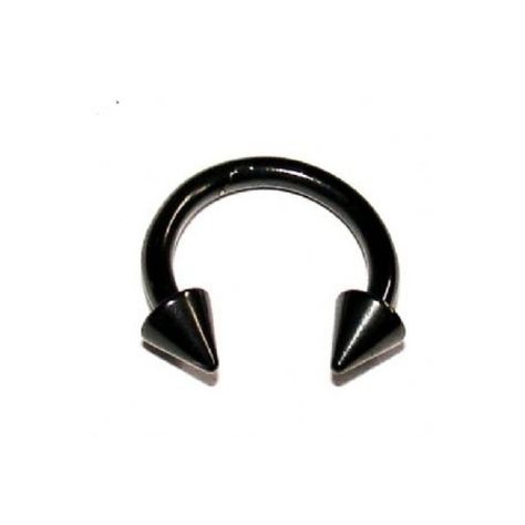 Black Horseshoe Septum Ring 1.6mm Spike ❤ liked on Polyvore featuring jewelry, lip jewellery, circle jewelry, button jewelry, spikes jewelry and surgical steel jewelry Spike Nose Piercing, Tiny Septum Piercing, Septum Tattoo, Nose Piercing Septum, Horseshoe Septum, Spiked Jewelry, Kohls Jewelry, Lip Jewelry, Septum Piercing Jewelry