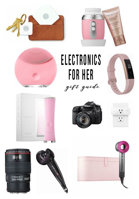 10 of the best Electronic Gift Ideas for her - everything from high-tech beauty items to the stylish gold Tile key change to help you find your phone Best Electronic Gifts, 21st Birthday Gifts For Boyfriend, Key Change, Electronic Gift Ideas, Gold Tile, Smart Gift, Gift Ideas For Her, Google Calendar, Electronic Gifts