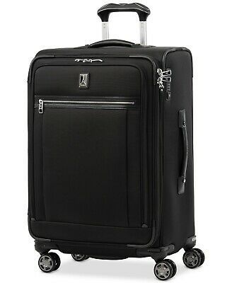 $740 Travelpro Platinum Elite 25" Softside Check-In... Big Luggage, Travelpro Luggage, Luxury Luggage, Foldable Backpack, Large Suitcase, Checked Luggage, Sac Lunch, Spinner Luggage, Leather Luggage Tags