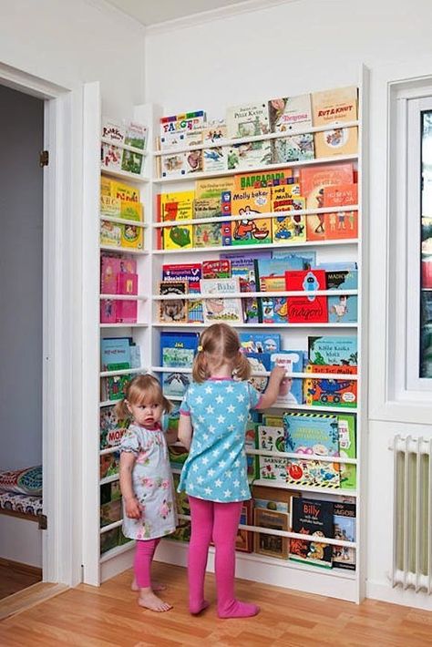 Newsstand-Style Corner Book Display Rack for Kids Ideas Habitaciones, Corner Display, Handmade Charlotte, Corner Storage, Toy Rooms, Book Display, Boy's Bedroom, Book Shelf, Kids Playroom