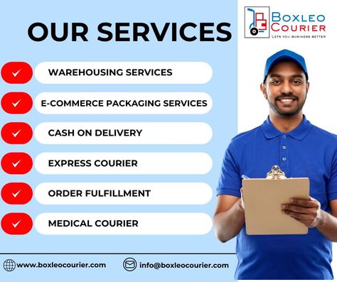 From secure warehousing solutions to express courier, and cash on delivery, we provide a comprehensive range of services tailored to your needs. Let us help you business better!! #boxleo #courierservices #warehousing #ecommerce #cashondelivery #medicalcourier March 5, Courier Service, Cash On Delivery, Delivery Service, Medical, Range, Let It Be, Quick Saves