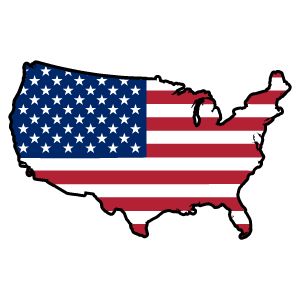 United States of America Country Flag USA Sticker. Usa Drawing Ideas, Usa Flag Aesthetic, Usa Drawing, America Drawing, Usa Flag Stickers, Usa Stickers, Beach Van, Surf Stickers, Vw Camper Van