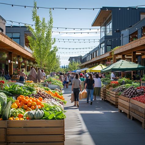 Bustling Market Scene: #shoppers browse #freshproduce under a clear blue sky at a #vibrant outdoor #farmersmarket. ⬇️ Download and 📝 Prompt 👉 https://stockcake.com/i/bustling-market-scene_306982_215993 Urban Market, Market Scene, Market Garden, Coffee Fashion, Food Forest, Scene Image, Outdoor Market, Clear Blue Sky, Shipping Containers