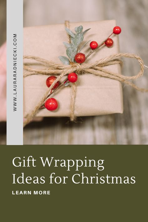 Gift wrapping ideas for Christmas, using kraft paper, twine, burlap ribbon, and faux plant embellishments. Rustic chic gift wrap ideas. Gift Wrapping Ideas For Christmas, Wrapping Ideas For Christmas, Gift Wrap Ideas, Paper Twine, Winter Decorations Diy, Gift Wrapping Ideas, Wrap Ideas, Present Wrapping, Ideas For Christmas