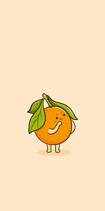 Cartoon Fruit Wallpaper, Fruits Background Wallpapers, Cute Wallpapers Orange, Orange Cute Wallpaper, Orange Fruit Background, Cute Orange Wallpaper, Orange Fruit Wallpaper, Orange Fruit Art, Wallpaper Background Hd