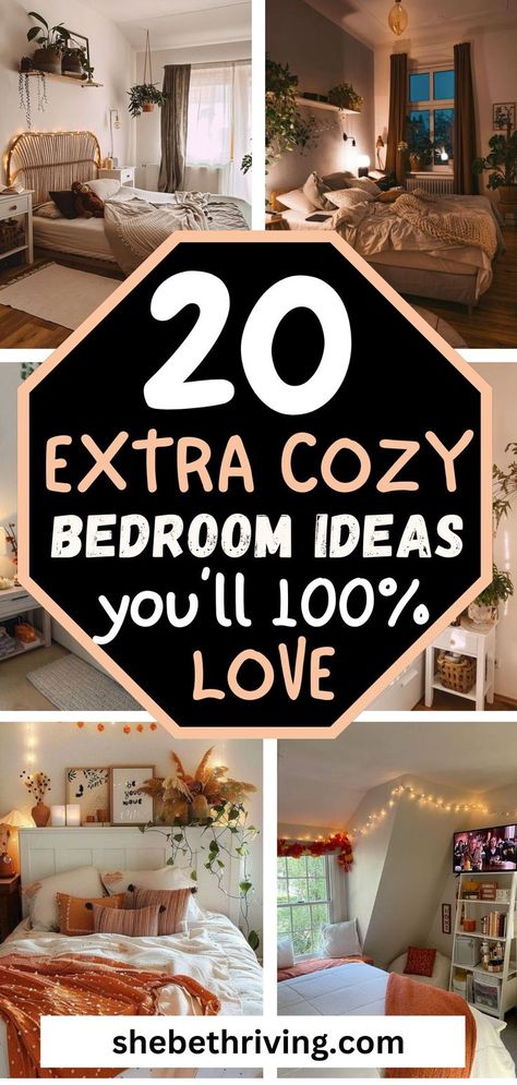 20 Cozy Fall Bedroom Room Ideas You’ll Love Cozy His And Hers Bedroom, Diy Cozy Bedroom Ideas, 30 Year Old Bedroom Ideas, Cozy Bedroom Aesthetic Night, Cozy Winter Bedroom Ideas, How To Make Your Bedroom Cozy, Cute Cozy Bedroom Ideas, Bedroom Ideas Simple Cozy, Room Ideas Aesthetic Fall