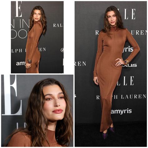 Hailey Bieber wore this insane brown dress by Saint Lauren Elle Women in Hollywood celebration. While this is a runway look unavailable to public I linked few similar looks cause I think this dress will be perfect for fall! #celebriry #celebritystyle Follow my shop @FashionKnowledgy on the @shop.LTK app to shop this post and get my exclusive app-only content! #liketkit #LTKSeasonal #LTKFind @shop.ltk https://liketk.it/4h1Th Hailey Bieber Brown Dress, Fall Dress, Long Sleeve Turtleneck, Hailey Bieber, Brown Dress, Fall Dresses, Short Dress, In Hollywood, Celebrity Style