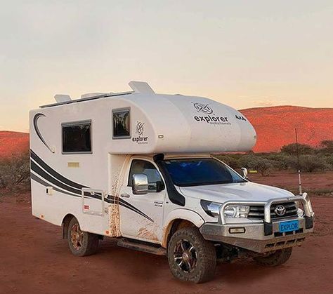 Our Range Explorer Motorhomes Campervan Australia, 4x4 Motorhome, Small Motorhomes, 4x4 Camper Van, Vintage Pickup, Motorhomes For Sale, Vintage Pickup Trucks, Ford 4x4, Camper Vans