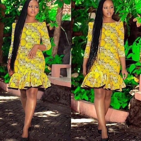 7d6044e95a16761171b130dcb476a43e Kitenge Dress, Dress Ankara, Short African Dresses, Latest Ankara, Afrikaanse Mode, Gaun Fashion, Ankara Dresses, African Fashion Modern, Dress Winter