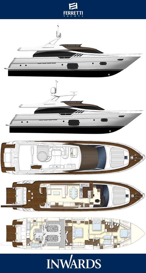 Ferretti Yachts 870 - layout | View the latest models on our website Yacht Layout, Yatch Boat, Small Yachts, Make A Boat, Build Your Own Boat, Boat Kits, Yacht Interior, Boat Interior, Jet Boats