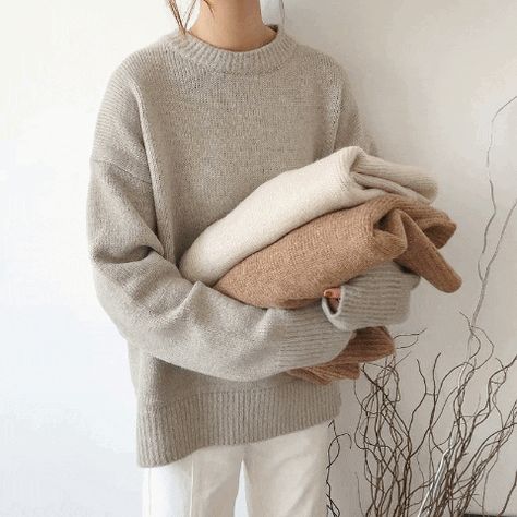 Loose Sweater Pattern, Retro Hong Kong, Thick Thread, Elegant Sweater, Women Sweaters Winter, Basic Sweaters, Sweater Oversized, Oversized Jumper, Solid Sweaters