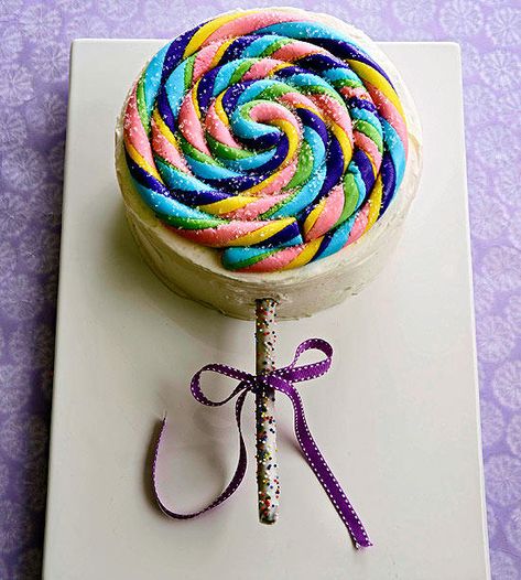 Lollipop Cake, Champagne Cake, Creative Cake Decorating, Easy Cake Decorating, Strawberry Cakes, Girl Cakes, Piece Of Cakes, Pretty Cakes, Homemade Cakes