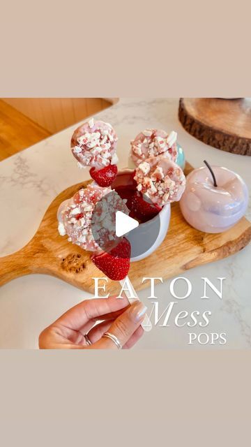 Sophie Hinchliffe on Instagram: "🍓 Eaton Mess Pops 🍓 Sweet & easy 😍 They’re a HIT in our house and I’ll definitely make them again 🤤 Thank you to the wonderful @majormumhacks 😘" Mrs Hutchinson On Twitter, Eaton Mess, Re A, Thank You, Wonder