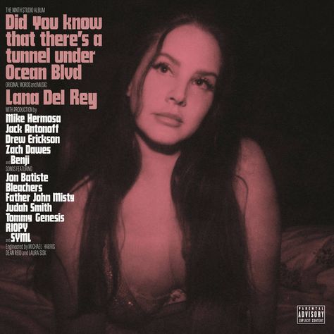 Ocean Blvd Album Cover, Rey Icon, Tunnel Under Ocean Blvd, Tommy Genesis, Under Ocean, Lana Del Rey Love, Jack Antonoff, Lana Del Rey Vinyl, Ocean Blvd