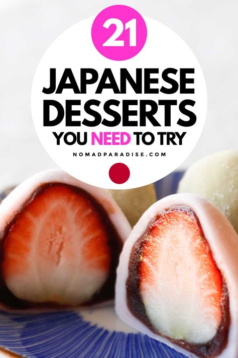 Best Japanese Desserts You Need to Try. Japanese Pastries, Japanese Dessert Recipes, Cultural Food, Sweet Red Bean Paste, Fruit Sandwich, Japanese Food Traditional, Rice Cake Recipes, Japanese Desserts, International Dishes