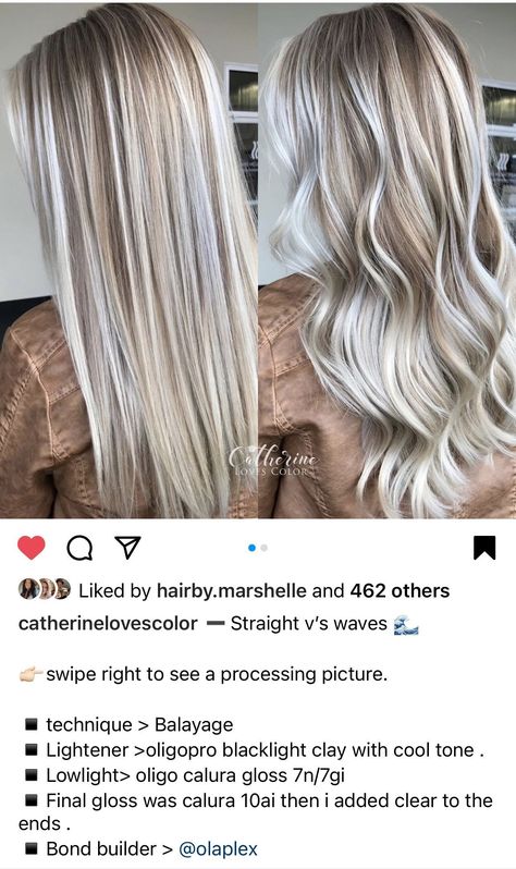 Fall Highlights, Icy Blonde Hair, Hair Color Formulas, Dark Roots Blonde Hair, Vlasové Trendy, Blonde Hair Color Ideas, Ash Blonde Hair, Blonde Hair Inspiration, Blonde Hair Shades