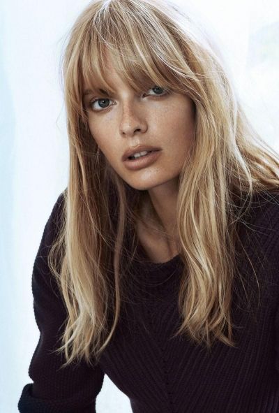 Julia Stegner. Photograph by Lachlan Bailey Shaggy Bangs, Julia Stegner, Trendy We Fryzurach, Kadeřnické Trendy, Fringe Hairstyles, Shag Haircut, Long Hair With Bangs, Haircuts With Bangs, Hair Envy