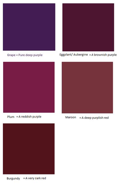 burgundy vs. maroon - Google Search Plum Nails, Shades Of Maroon, Color Bordo, Purple Red Color, Trend Forecast, Hair Color Burgundy, Deep Winter, Super Hair, Blonde Hair With Highlights