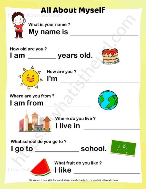 We have created yet another beautiful design for the concept of “All about myself” worksheet.Please download the PDF All About Myself for KG, UKG and Little kids – Design 7 Myself Worksheets For Kids, About Myself Worksheet, All About Myself, English Books For Kids, Ingles Kids, Spelling For Kids, All About Me Worksheet, Kindergarten Phonics Worksheets, All About Me Activities