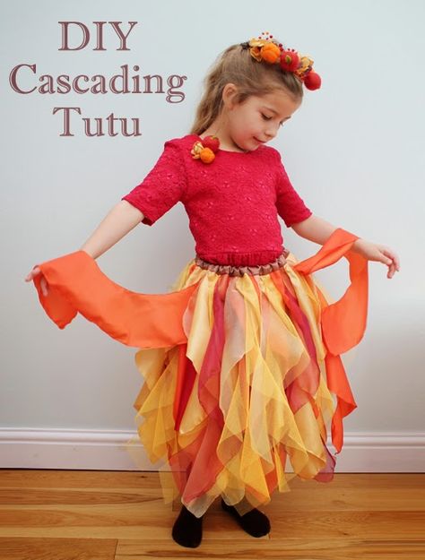 Craft me Happy!: Layered Cascading Tutu Tutorial Fire Costume, Tutu Tutorial, Diy Tutu, Layered Tulle Skirt, Skirt Tutorial, Kids Dress Up, Diy Skirt, Fantasias Halloween, Ropa Diy